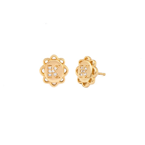 Tucker James Designs Elizabeth Signet Earrings